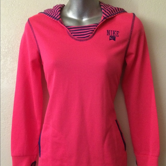 NIKE Dri-Fit Sporty-Chic Soft Fleece Sweater Dress - Picture 1 of 5
